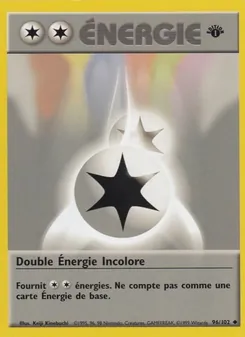 Double Énergie Incolore · visuel de référence