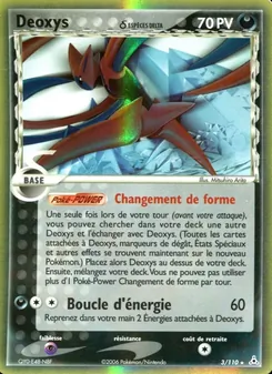 Deoxys δ Delta Species · visuel de référence