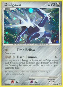 Dialga Lv.68 · visuel de référence