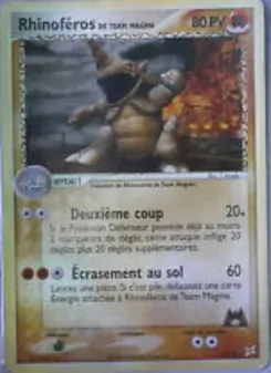 Rhinoféros de Team Magma · visuel de référence